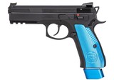 CZ 75 SP-01 Competition 9mm Blue Grips 21 Round Capacity 91207 - 1 of 1