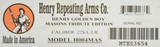 Henry Golden Boy Freemasons 22 LR 20In - 7 of 7