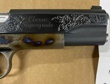 Wilson Combat Classic Supergrade 45 ACP Engraved Case Colored 1911 - 5 of 5