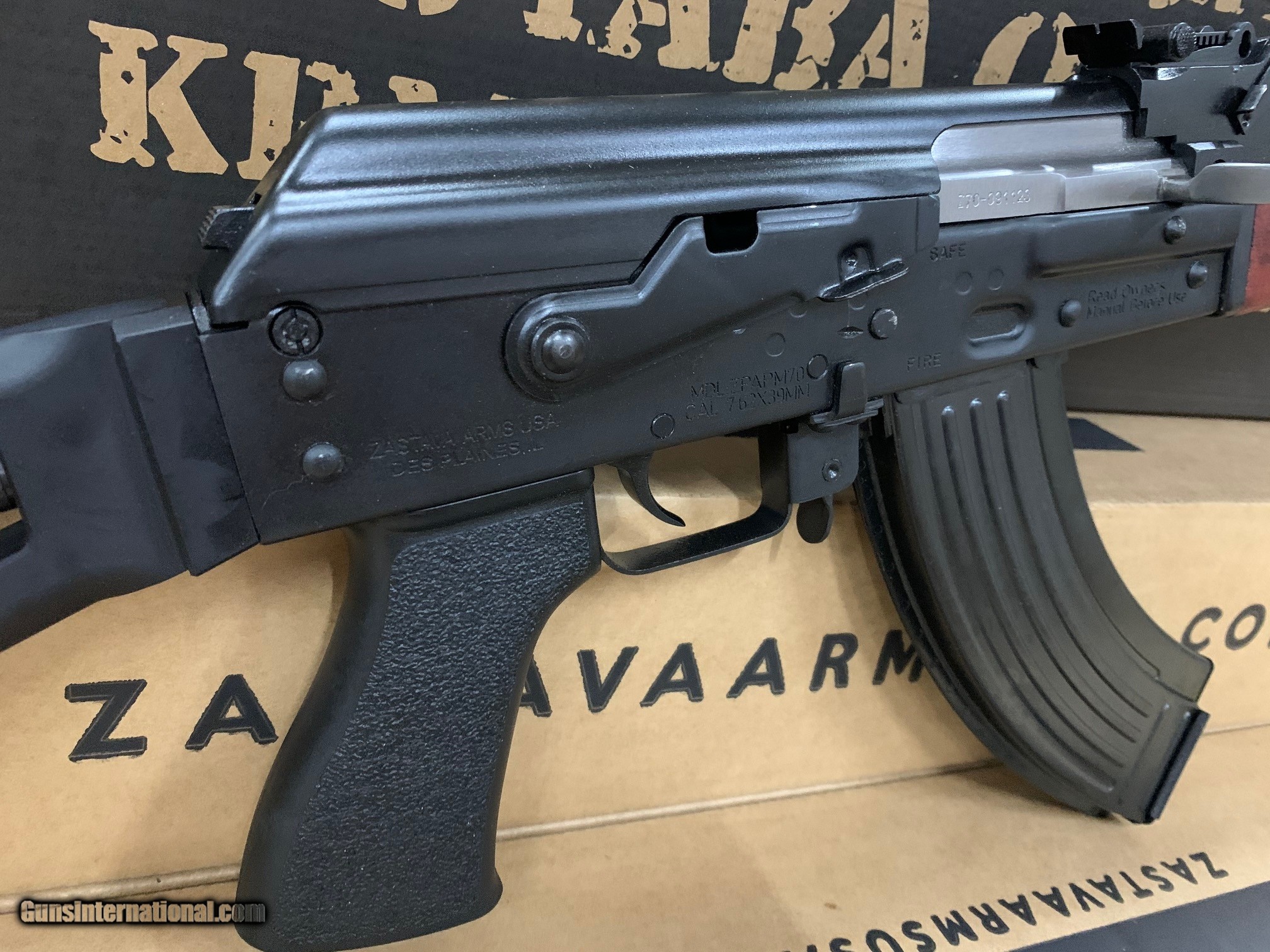 Zastava ZPAPM70 AK47 7.62x39 30 Rd Fixed Triangle Stock ZR7762RT