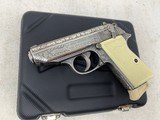Engraved Walther PPK/S 380 9mm KURZ Made in Germany - 3 of 8
