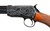 Winchester 1890 .22 Long Angelo Bee Engraved Pump 24