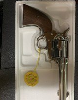 COLT 45 SAA 3RD GEN NICKEL WALNUT 4.75