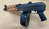 Zastava M92 AK Pistol 7.62 Draco Gun w/ 100rd Drum - 2 of 4