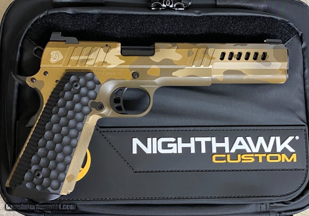 Nighthawk Custom Chairman 10mm IOS Optics Ready SCAR Camo 1911 0605