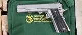 Used NIGHTHAWK CUSTOM 1911 Stainless GRP GLOBAL RESPONSE PISTOL 9MM IOS - 2 of 2