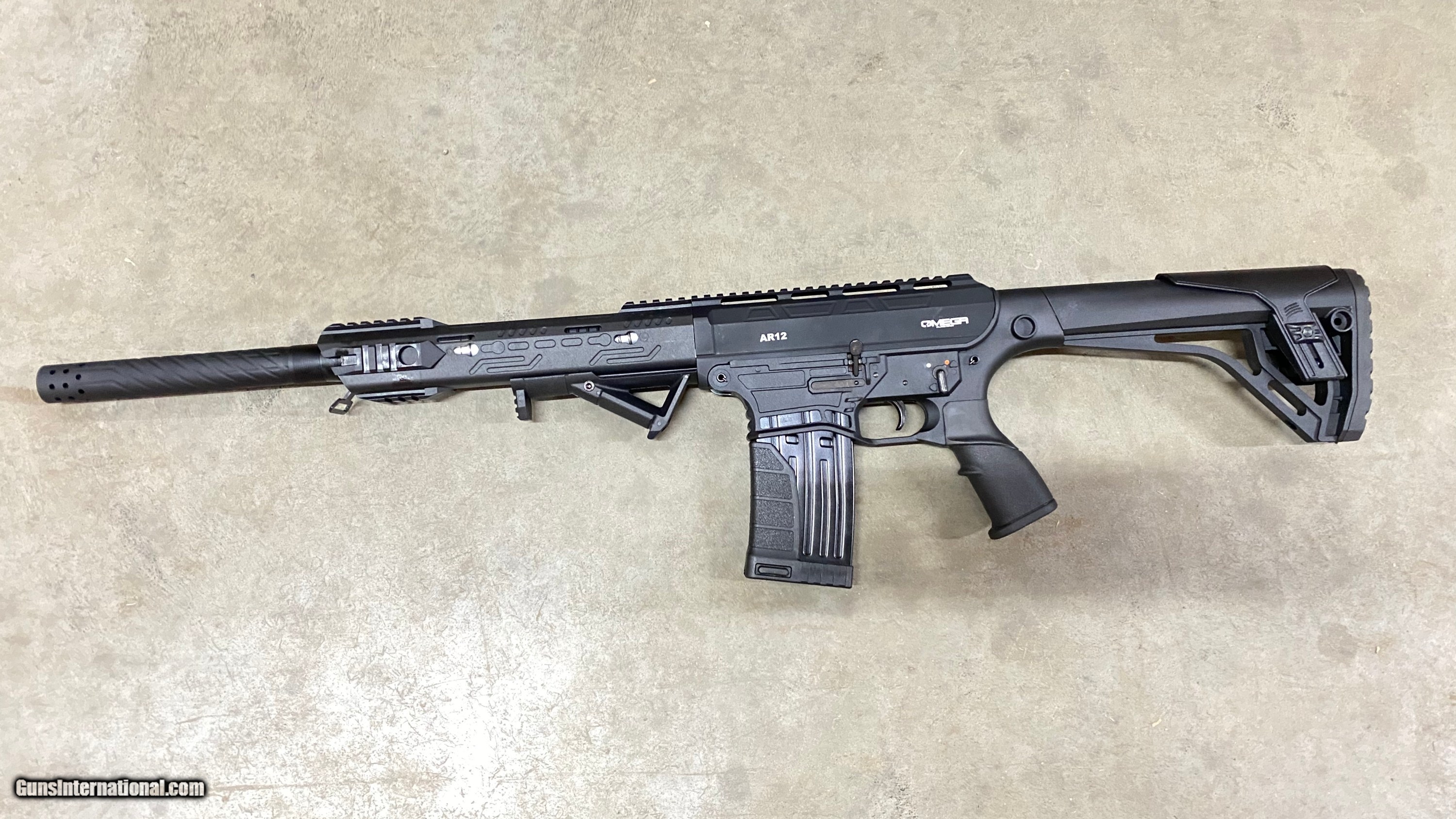 OMEGA AR12 BLACK TACTICAL SHOTGUN AR 12