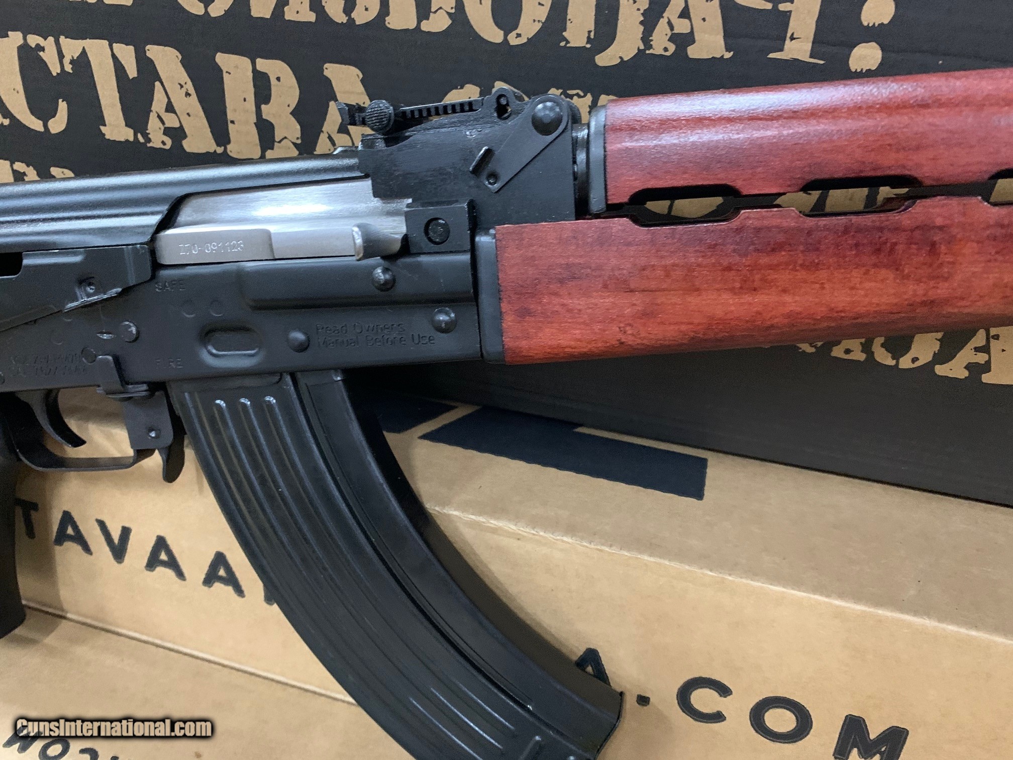 Zastava ZPAPM70 AK47 7.62x39 30 Rd Fixed Triangle Stock ZR7762RT