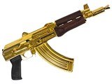 *Very Limited* Zastava PAP92 Pistol 24 carat gold Walnut AK47 Pistol - 1 of 1