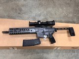 Used Sig MCX Virtus 556 Nato PDW Elite Concrete Grey PMCX-11B-TAP - 4 of 8
