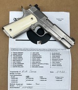 Nighthawk Custom VIP Government 9mm Nickel Engraved Giraffe Grips - 3 of 3