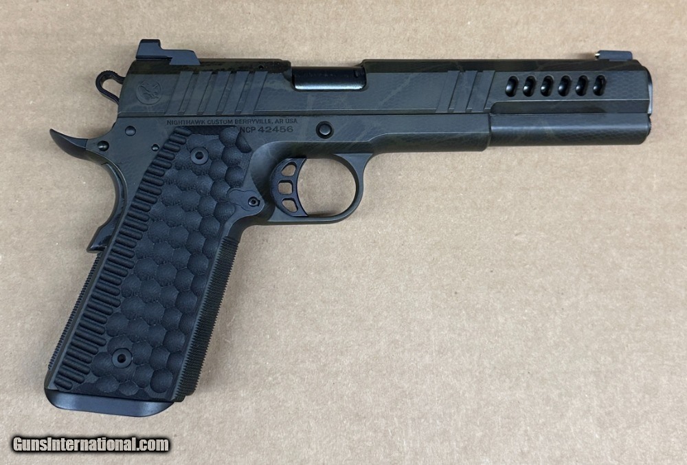 Nighthawk Custom Chairman 10mm Ios Optics Ready Shadow Camo 1911 0605