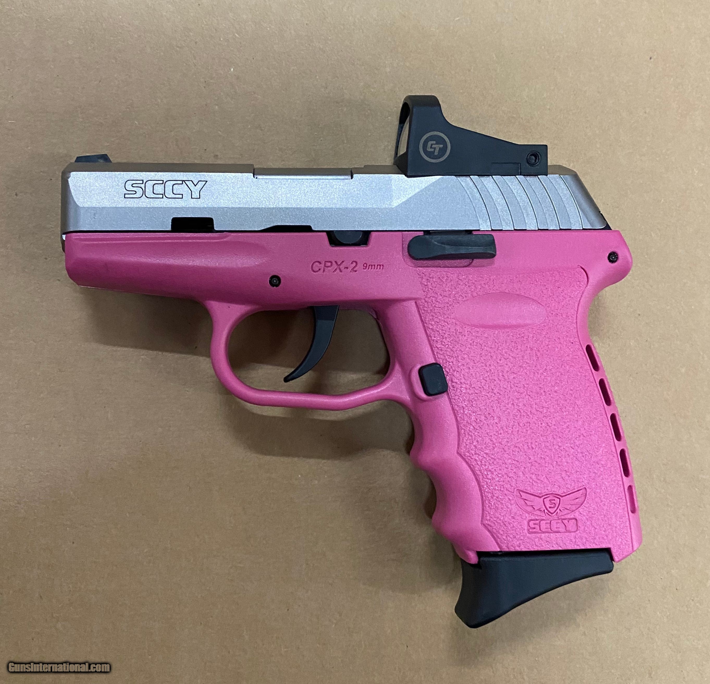 Sccy CPX-2m 9mm Pink Crimson Trace Red Dot CPX-2TTPKRD