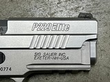 Sig Sauer P229 Elite 9mm Stainless 15rd 229R-9-ASE 3.9