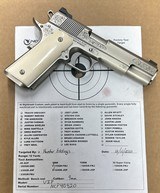 Nighthawk Custom VIP Government 9mm Nickel Engraved Giraffe Grips 0957 - 3 of 3