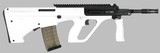 Steyr AUG M1 White Stock Extended Rail 556 Nato AUGM1WHIEXT AUG Mag Pattern