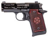 Sig Sauer P938 Texas Engraved 9mm Exclusive 938-9-TXS-AMBI - 1 of 1
