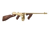 Auto Ordnance Thompson 1927A-1 45 ACP Gold Plated Deluxe Carbine T150DTG - 1 of 1