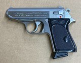 Used Interarms Walther PPK 380 ACP Stainless 2- Mags 007 Secret Agent Man - 2 of 4