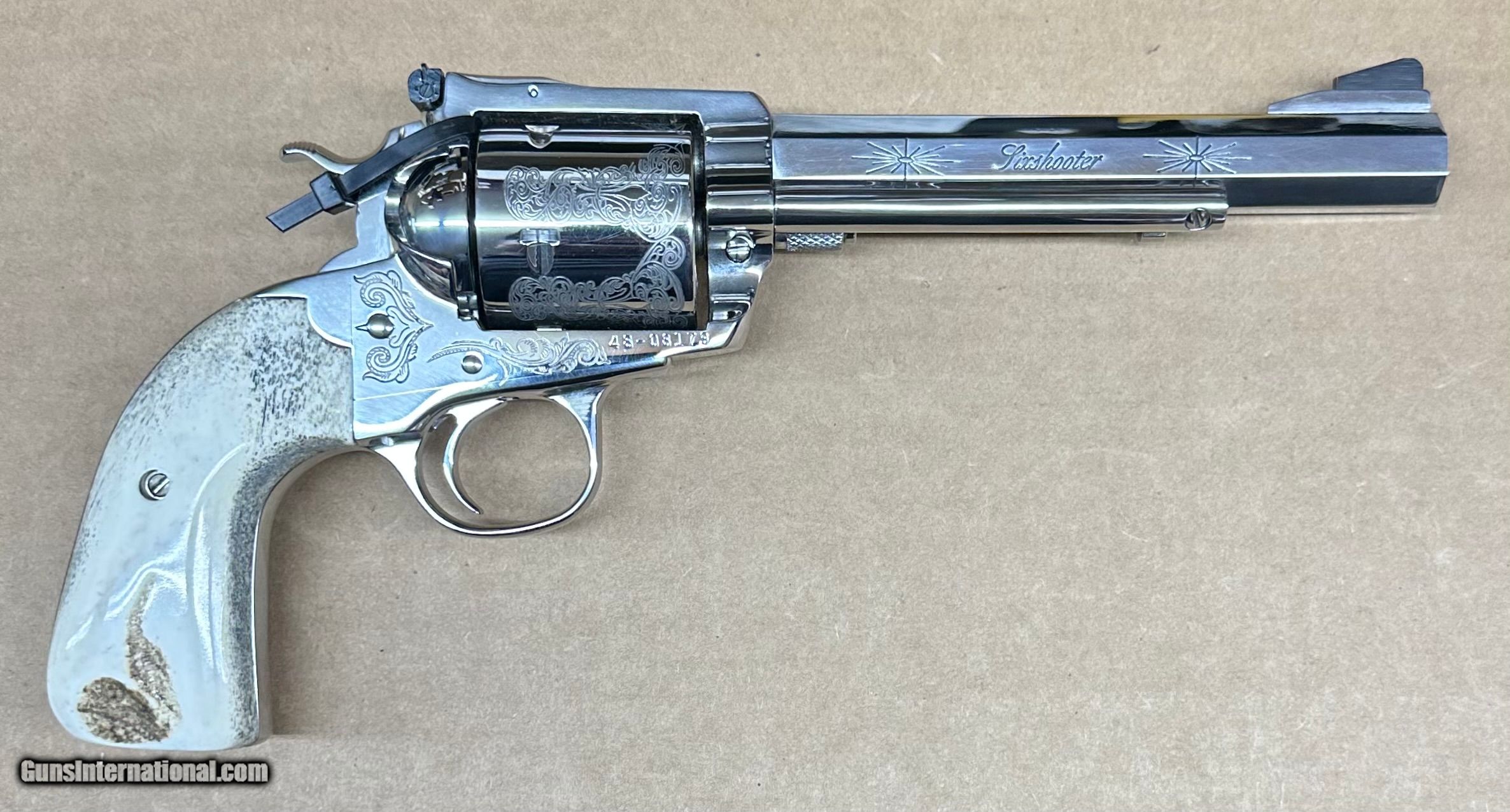 Unfired Custom Gary Reeder Ultimate Bisley Ruger Blackhawk 45 Colt