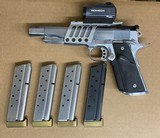 Used Custom Colt 1911 38 Super W/ Sig Sauer Romeo4 & 4 Magazines Circa 1989 - 3 of 3