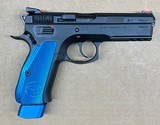 Used CZ USA 75 SP-01 9mm Blue Grip Competition 91207 - 1 of 3