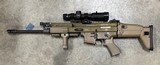 Used FN SCAR 16S 556 Nato FDE W/ Geissele Trigger Eotech VUDU 1-6x24 - 2 of 2