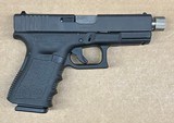 Used Glock 19 Gen 3 9mm W/ Threaded Barrel 2- 15 Round Magazines - 1 of 3