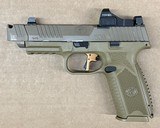 Used FN 509 Tactical 9mm FDE 509T W/ Vortex Viper Apex Trigger Comp Holster - 2 of 4