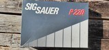 1992 W. German Sig Sauer P220 .45 ACP - Excellent Condition, in Box - 1 of 7