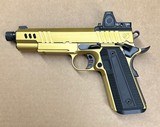 Pre Owned Nighthawk President 9mm Gold IOS W/ Trijicon RMR Threaded Barrel - 2 of 3