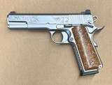 Pre Owned Guncrafter Renaissance 9mm 1911 Engraved Stainless Steel - 2 of 3