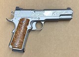 Pre Owned Guncrafter Renaissance 9mm 1911 Engraved Stainless Steel - 1 of 3