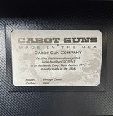 Pre Owned Cabot Guns Vintage Classic 1911 9mm Distressed Finish 5