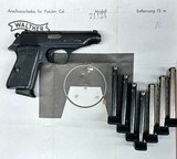 Used Interarms West German Walther PP 9mm Kurz / 380 ACP 8- Magazines - 4 of 4