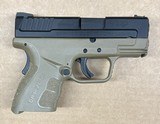 Springfield XD Mod 2 Sub Compact 9mm 3