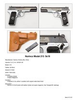 Norinco Model 213 9x18 Factory 66 Pistol China - 2 of 2