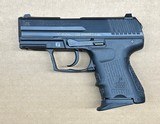 Used HK Heckler & Koch P2000SK V2 40 S&W 9- Round Capacity H&K 704302-A5 - 2 of 3