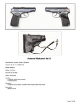 Arsenal Makarov 9x18 Pistol w Holster Bulgaria - 2 of 2
