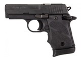 Sig Sauer 938 SAS 9mm W/ FT Bullseye Sight Sig-Anti-Snag 938-9-SAS2B - 1 of 1