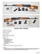 Rare Romak 3 PSL 7.62x54R Like Dragunov - 2 of 2