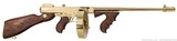 Auto Ordnance Thompson 1927A-1 45 ACP Gold Plated Deluxe Carbine T150DTG - 1 of 1