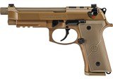 Beretta M9A4 M9A4G FDE 9MM G Decocker 18+1 TB OR NS JS92M9A4GM - 2 of 6