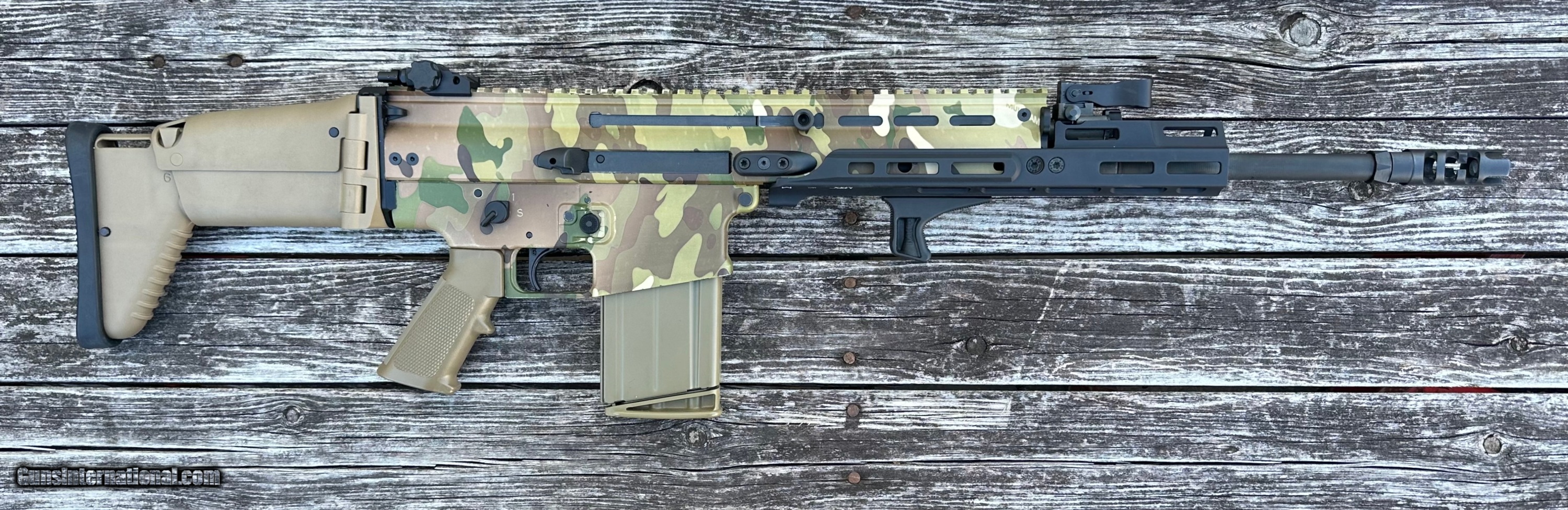 Used FN SCAR 17S NRCH 308 Multicam Kinetic Development Handguard