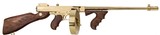 Auto Ordnance Thompson 1927A-1 45 ACP Gold Plated Deluxe Carbine T150DTG