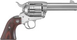 Ruger Vaquero Convertible 45 Colt / 45 ACP Stainless 4.62" Barrel 5144