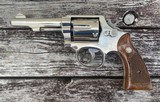 Smith and Wesson Model 10-7 Factory Nickel 38 SPL