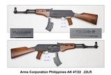 Arms Corporation Phillippines AK 47/22 .22LR