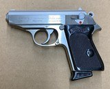 Used Interarms Walther PPK 380 ACP Stainless 2- Mags Secret Agent Man 007 - 3 of 4