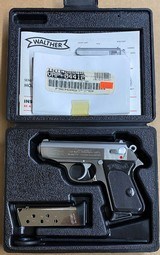 Used Interarms Walther PPK 380 ACP Stainless 2- Mags Secret Agent Man 007